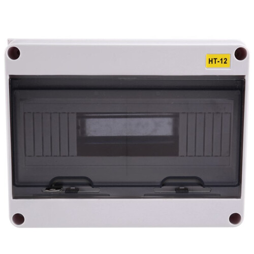 2X HT Series Junction Box 12WAY PC IP65 Waterproof Distribution Box Outdoor Plastic Electrical HT-12Way 2