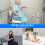 Bathroom Suction Grab Rail Bar Handle Disability Shower Safety Support Handrail 3