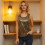 Women's Sleeveless Sparkles Shimmer-Silver on black back S 6