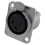 XLR Female Jack 3 Pin - Panel Mount Jacks D Series Size XLR-F - 20 PACK 4