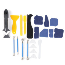 22Pcs Sealant Spreader Kit, Silicone & Plastic, for Glass & Resin