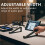4X Audio Interface Stand Computer Keyboard Stand Desk Keyboard Holder Solid Triangle Frame 5