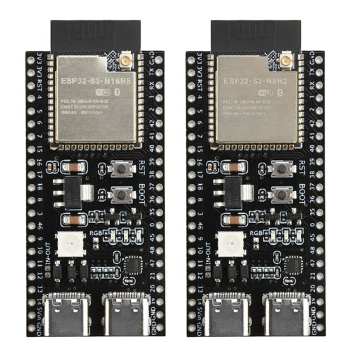 Placa de Desarrollo ESP32-S3 Dual Type-C, Placa CORE, ESP32-C3-DevKitM-1, ESP32-C3--1, ESP32-S3-DevKit B 2