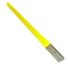 (Yellow) Lightsaber Chopsticks Light Up Star Wars Led Glowing Light Saber Chop Sticks Reusable Sushi Lightup Sabers Bright Leds - 9 Color Modes - Ri