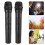 E7 Wireless Handheld Microphone with Dual Channel Receiver 220-270MHz 15