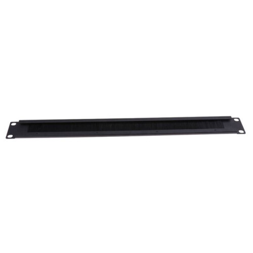 2Pcs 1U 19Inch RACK MOUNT Blanking Plate Rack Mounting Blank Network Brush Panel Server Cabinet Cable Management 2