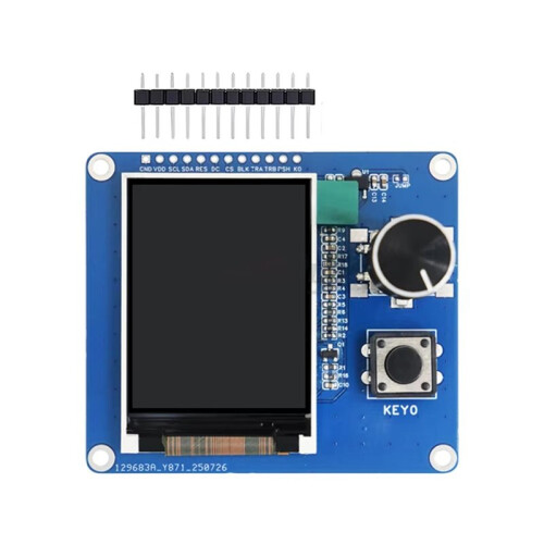 2pcs 2.0 Inch TFT LCD Display with Rotary Encoder EC11, IIC SPI Interface for  ESP32 Raspberry Pi DIY Projects 1