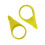 400Pcs Loose Wheel Lug Nut Indicator for 32mm 33mm Nuts High Visibility Yellow Wheel Check Indicator 6