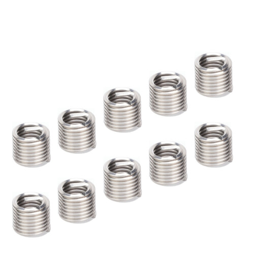 100Pcs SUS304 M3x0.5 Thread Inserts Reducing Nut Repair Tool 2