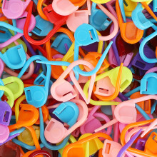 600Pcs Colored Locking Stitch Markers for Knitting & Crochet, Small & Large Cans