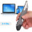 Wireless Pen Mouse PR-06, 1600 DPI, Silver Grey, 10m Range 1