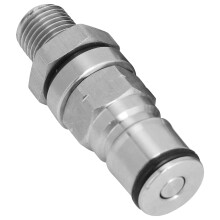 304 Stainless Steel Beer Keg Ball Lock Adapter Post Pressure Relief Valve, 1/4in NPT