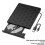 External DVD Drive USB 3.0 Type C USB C Portable DVD Player External CD-RW Drive Burner Reader for Laptops Desktop PC 3