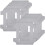 24 Pack Cleaning Cloths Accessories for  Winbot W2S / W2S Omni Window Cleaning Robots, Washable Microfibre Wipes 3