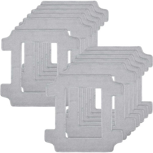 24 Pack Cleaning Cloths Accessories for  Winbot W2S / W2S Omni Window Cleaning Robots, Washable Microfibre Wipes 2