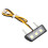 10X Motorcycle Decorative LED Taillight License Plate Light for     White 2