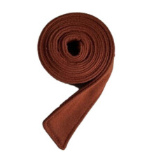 (Caramel) Cinturón de lana para mujer, accesorio de cintura liso cepillado