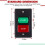 2 Pcs 120V/230V Dual Voltage Single Phase /Off , Efficient 120V 2HP   Off,for Table Saw, Router Table 5