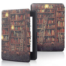 (Golden Book House, Paperwhite 5th Gen) Funda inteligente de piel sintética para Kindle Paperwhite de 6" (1.ª a 7.ª generación)
