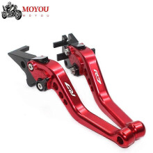 (Red) R7 CNC Adjustable Brake Clutch Lever for YAMAHA YZF-R7 2021-2022