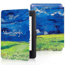 (Green Wheat Field, Paperwhite 2 2013) Funda inteligente de piel sintética para Kindle Paperwhite de 6" (1.ª a 7.ª generación)