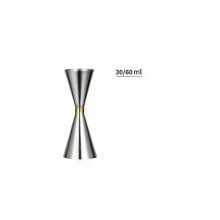 (30 60ml, A9) 30/45/60ml Stainless Steel Cocktail Measure Cup & Shaker Bar Tool