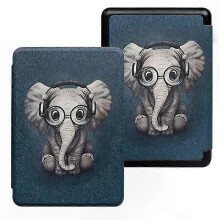 (Elephant, Paperwhite 1st Gen 2012) Funda inteligente de piel sintética para Kindle Paperwhite de 6" (1.ª a 7.ª generación)