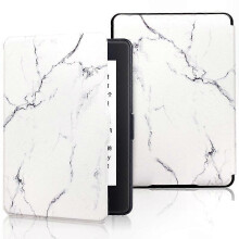 (White Marble, Paperwhite 5th Gen) Funda inteligente de piel sintética para Kindle Paperwhite de 6" (1.ª a 7.ª generación)