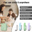 Wireless MiniPortable Printer  Label Printer Mobile Thermal Adhesive Label Machine Suitablefor Storehouse Express,B 5