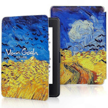 (Golden Wheat Field, Paperwhite 2 2013) Funda inteligente de piel sintética para Kindle Paperwhite de 6" (1.ª a 7.ª generación)