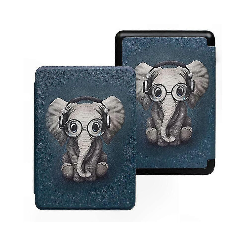 (Elephant, Paperwhite 7Th Gen) 6" Kindle Paperwhite 1-7 Gen Pu Leather Smart Cover Case 4335646365326