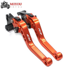 (Orange) R7 CNC Adjustable Brake Clutch Lever for YAMAHA YZF-R7 2021-2022