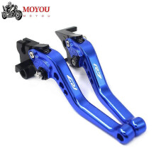 (Blue) Maneta de freno y embrague ajustable CNC R7 para YAMAHA YZF-R7 2021-2022