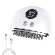 (02 white) Herramienta Gua Sha vibratoria de microcorriente para reafirmar la piel del rostro.
