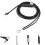 Headphone Cable with Wire Control, 3.5mm, 1.2m, Black Braid 3