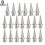 (Long spikes) 20-Pack Pyramid Running Shoe Spikes 1
