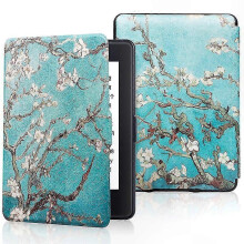 (Apricot Flower, Paperwhite 2 2013) Funda inteligente de piel sintética para Kindle Paperwhite de 6" (1.ª a 7.ª generación)