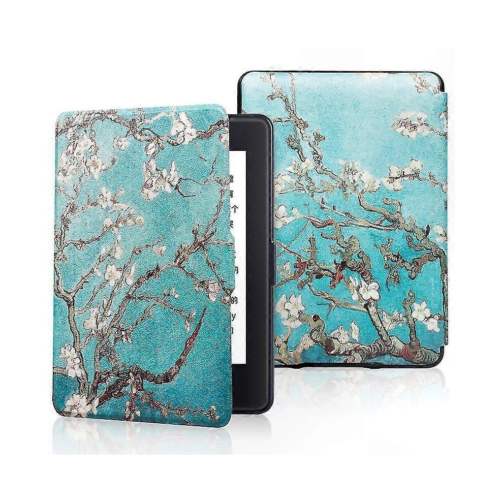 (Apricot Flower, Paperwhite 5Th Gen) 6" Kindle Paperwhite 1-7 Gen Pu Leather Smart Cover Case 8033142339877