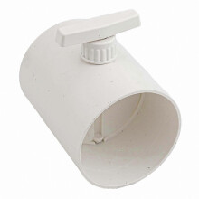 (110mm) Manual Round Duct Airflow Control Valve with Switch