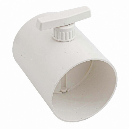 (110mm) Manual Round Duct Airflow Control Valve with Switch