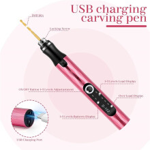 Electric Engraving Pen with USB-C Charging, 3-Speed Settings, Overload Protection,for Wood, Metal, Glass, for Beginners