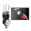 2pcs 4-in-1 PTFE Adapter for Bambu - Connects 4 Feeding Modules, for X1 P1 A1 8