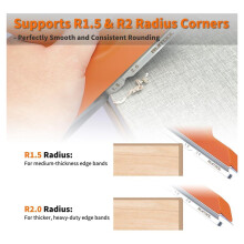 RUITOOL Banding Trimmer with Ergonomic Grip for Veneer, PVC, ABS Various Edges