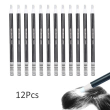 12Pcs Paper-Wrapped Erasers, Rubber Highlight Non Sharpening