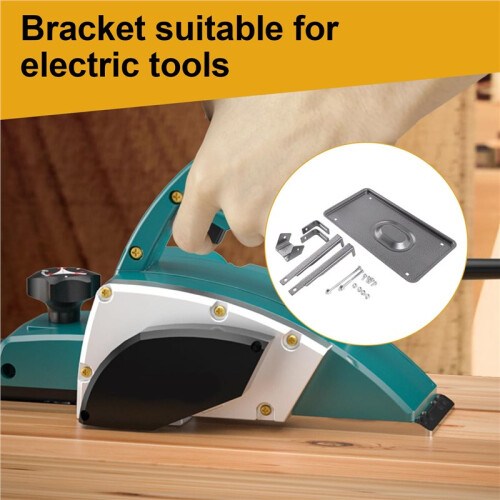 Electric Planer Inverted Bracket Woodworking Reverse Mounting Stand Carpenter Fixed Base for Electric Tool 1