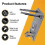 Electric Planer Inverted Bracket Woodworking Reverse Mounting Stand Carpenter Fixed Base for Electric Tool 7