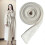 (Dark Grey) Women's Wool Coat Belt, Solid Brushed Waist Accessory 3