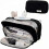 (black) Big Capacity Pencil Case, 3 Compartments Simple Storage Aesthetic Pencil Case 1