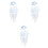 3Pcs Handwoven Dreamcatcher with Crystal Stone for Home Decor 2