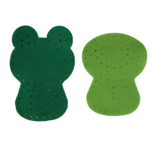 DIY Cloth Doll Toy Kit for Kids 9x6cm, 4 Models, Easy Level